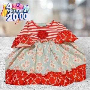 Sage & lilly dress with ruffles  size 12 months